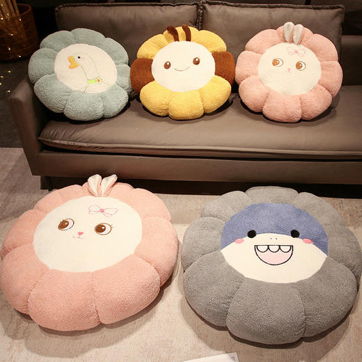 南瓜鲨鱼蜜蜂坐垫办公室久坐椅垫家用儿童略读区屁股垫地上蒲团垫新款爆款小红书网红同款 商品图3