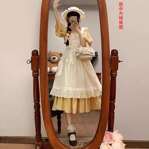 裁缝学苑AS337洛丽塔复古连衣裙纸样女装拼接两件套装样板裁剪 商品图5