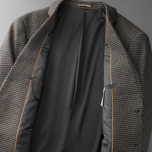 【新款DDA】大依优型品质西服外套商务夹克男宽松加肥加大码上衣胖子正装休闲 商品图3