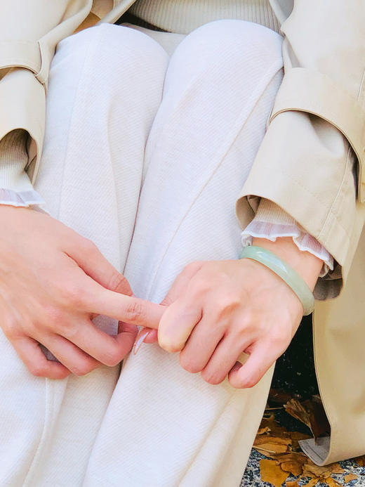 【百图lulu定制】【明信片风衣】【现货】小个子高级感双排扣中长款风衣外套 商品图5