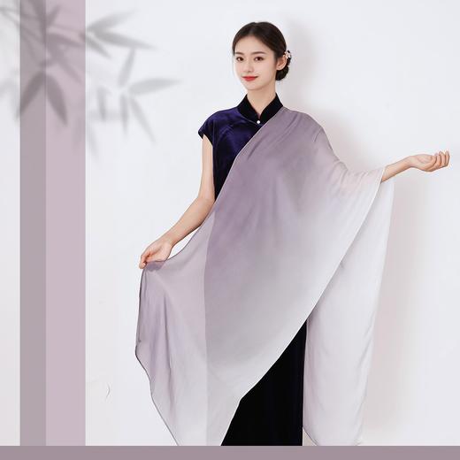 青云染/ClouDyeing【晕染丝巾】丝绸轻薄款抗皱桑蚕丝披肩-送礼长巾 商品图1