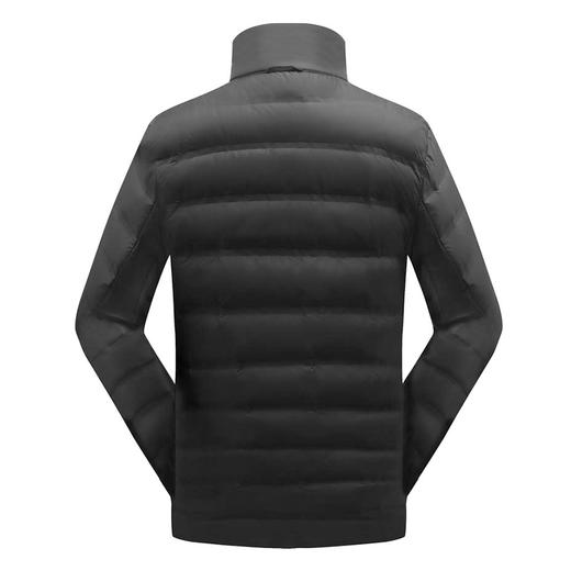 自由基地简约保暖热封羽绒服男女通勤常规版型白鸭绒填充打底外套 NMJ-2018 商品图3