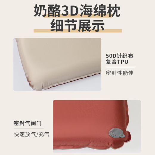 【小家电】趣游帮3D奶酪海绵枕YD-627 HF 商品图5