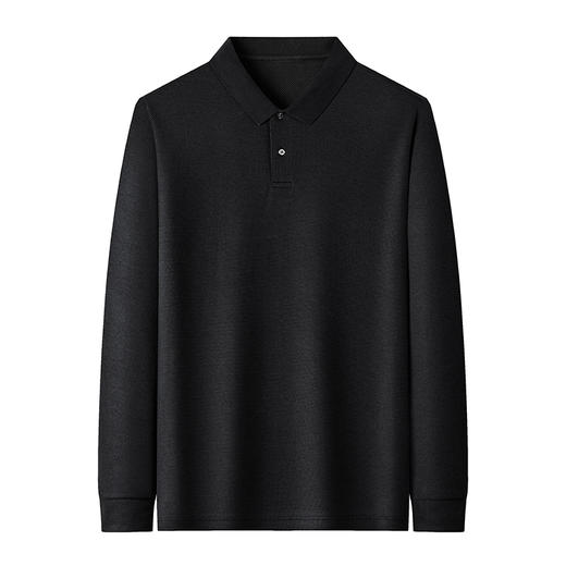 【新款DG】大依优型大码长袖Polo衫翻领加肥加大肥佬休闲宽松透气上衣打底 商品图6