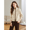 CC-16-9131新款春秋立领拉链休闲毛衣外套女宽松好看洋气针织开衫 商品缩略图3