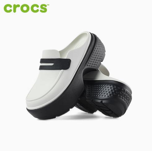 CROCS洞洞鞋 雪屋乐福 亚麻拼黑209937-1HR 商品图1
