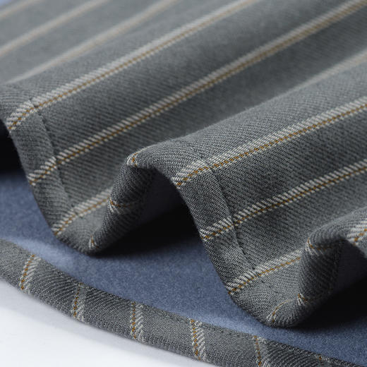 【羊毛混纺 加绒保暖】罗蒙男士秋冬长袖衬衫翻领保暖通勤舒适衬衣百搭休闲款 商品图6