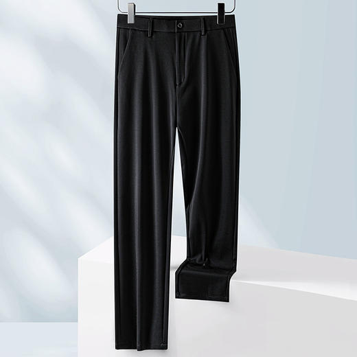 【新款DG】大依优型大码商务休闲裤西裤加肥加大裤子大号长裤胖子弹力 商品图0