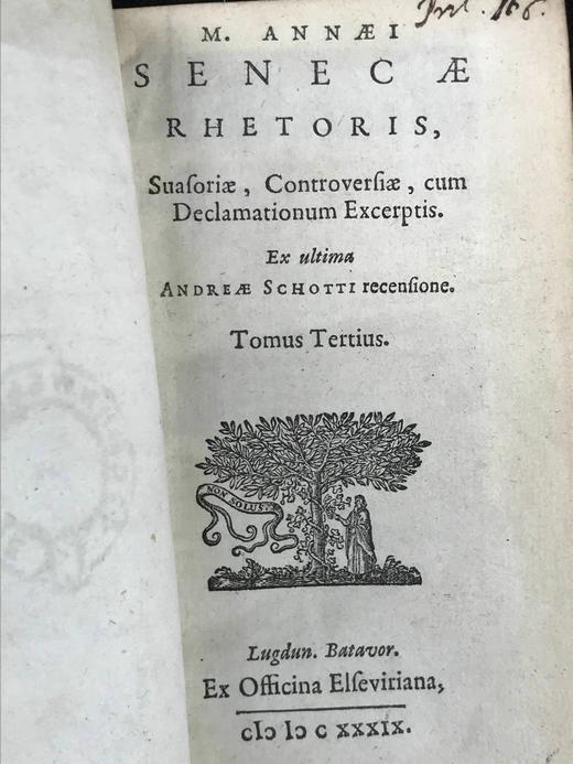【拉丁语】1640年 塞涅卡作品集（全3卷） 全真皮精装64开 商品图6