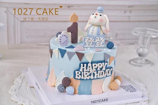 1027CAKE |  周岁 小兔子  手工翻糖公仔（需提前2天预订） 商品图3