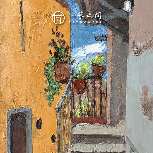 孙洪敏《印象-欧洲21》油画 20CMx30CM 约0.54平尺（已装框）【原作编号YH0031】 商品图1