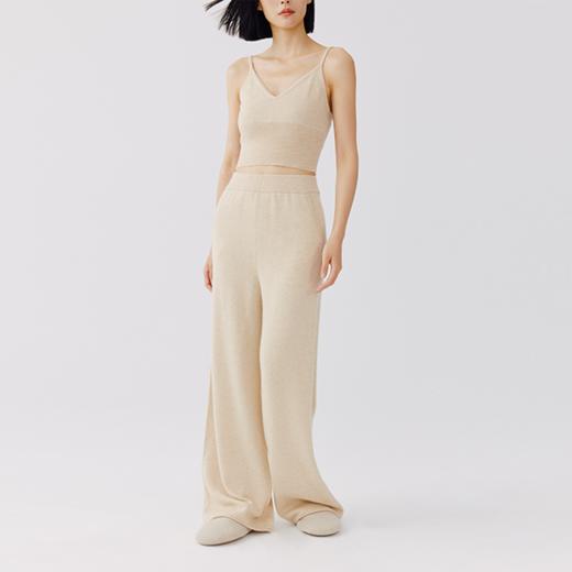 东黎 • 秀场同款山羊绒 女士秋冬尚流双韵拖地阔腿裤 4251 商品图3