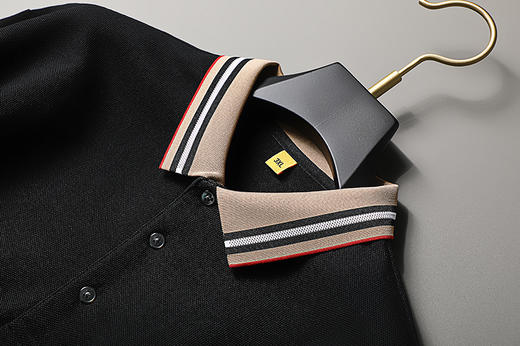 【100%丝光棉】【新款DG】大依优型大码长袖Polo衫翻领加肥加大肥佬休闲宽松透气上衣打底 商品图2