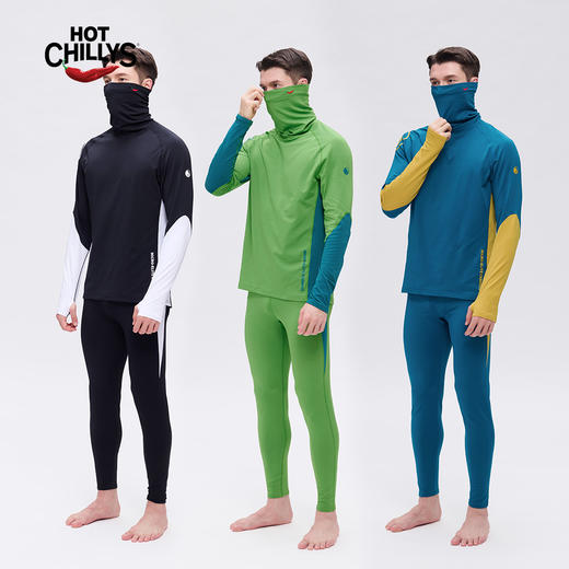 Hotchillys热椒8K磨毛滑雪高领功能保暖内衣裤男士户外运动速干HCA9411/9415 商品图5