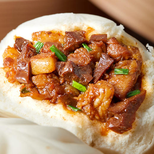 笋干肉丁包 | 纯手工包制 精选带皮五花肉 微波专利袋1分钟速食 配料表干净 包子 商品图4