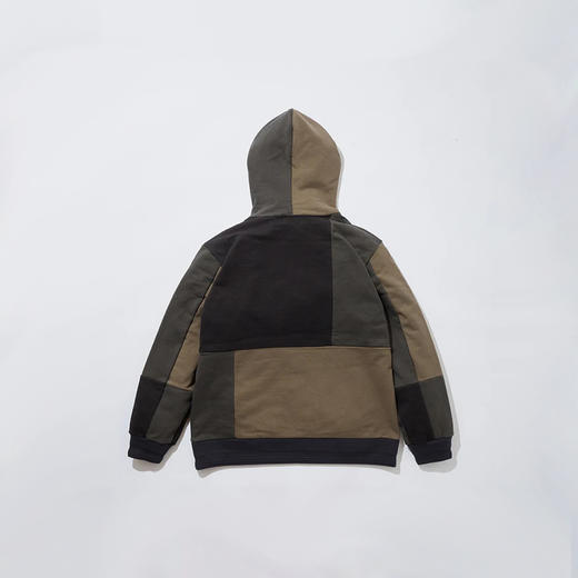 KUON Patchwork Hoodie 日本传统编织工艺Kumihimo拼接连帽卫衣 商品图2