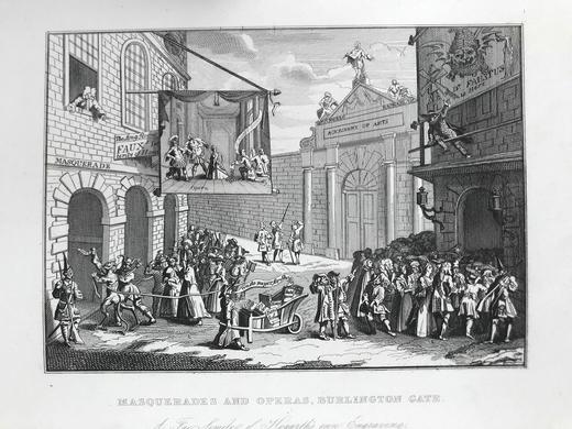 约19世纪后期 威廉·荷加斯画集（全2卷） 148幅版画插图 漆布精装16开 商品图4