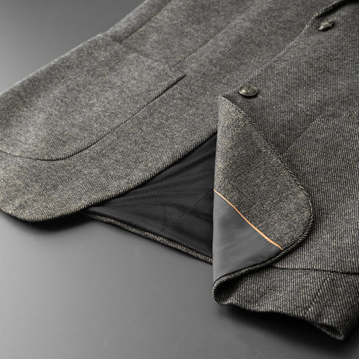 【新款DDA】大依优型品质西服外套商务夹克男宽松加肥加大码上衣胖子正装休闲 商品图5