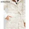 oldcolour冬季新品*时尚洋气收腰修身中长款羽绒服女P420911A1 商品缩略图3