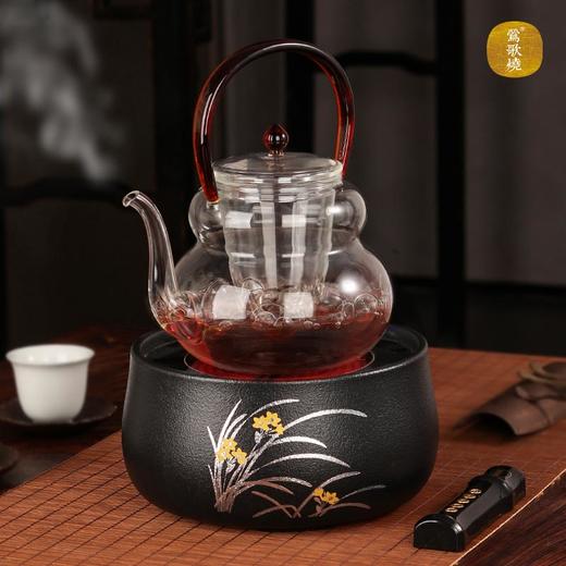 【莺歌烧旗舰店】福禄玻璃壶 商品图0