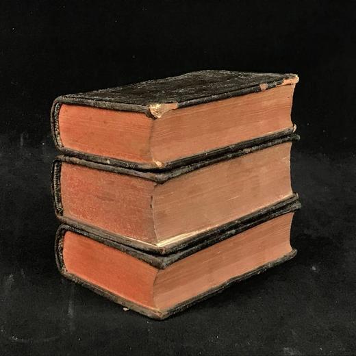 【拉丁语】1640年 塞涅卡作品集（全3卷） 全真皮精装64开 商品图1