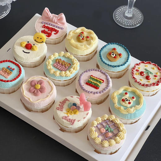 纸杯熊熊 纸杯蛋糕12个装 商品图0