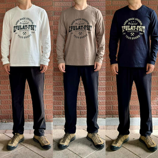 春秋—福利超值字母锤子圆领长袖男T【包邮/三天无理由退换】 商品图11