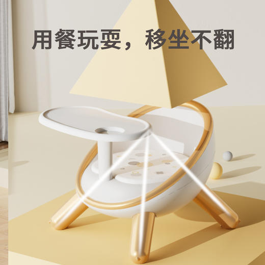 【大舱座，宝宝成长型餐椅】0-6岁宝宝餐椅 婴儿吃饭可折叠椅子 婴幼儿多功能餐桌椅座椅 儿童坐椅家用-QQ 商品图2
