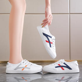 【福利款】女鞋韩版百搭休闲单鞋小白鞋舒适防滑学生鞋透气平底_ym