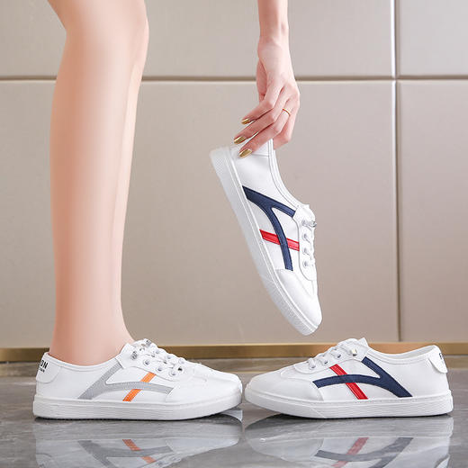 【福利款】女鞋韩版百搭休闲单鞋小白鞋舒适防滑学生鞋透气平底_ym 商品图0