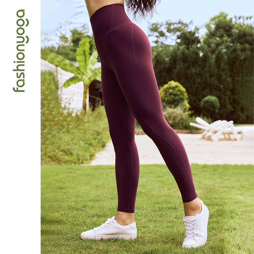 FC13955金标裸感极简运动健身长裤 商品图13