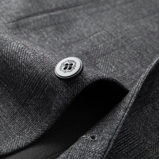 【新款DDA】大依优型品质西服外套商务夹克男宽松加肥加大码上衣胖子正装休闲 商品图4