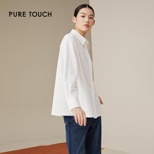 pure touch秋季女士白色衬衫1301244384 商品图3