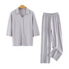 翻领舒感棉撞色舒适亲肤轻盈睡衣居家服套装50702 商品缩略图4