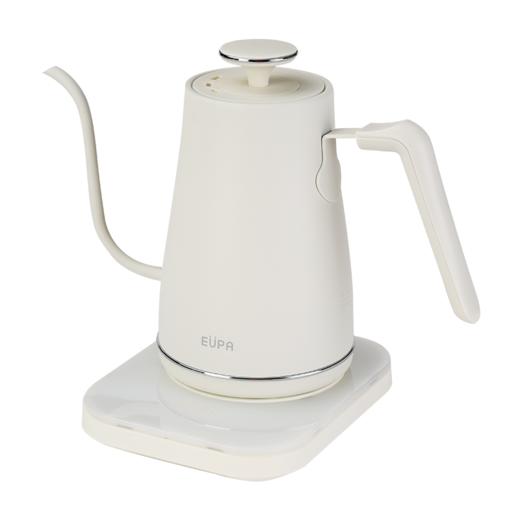 灿坤 手冲咖啡壶TSK-3613R8(白色)智能电手冲壶家用电水壶不锈钢EUPA 商品图1