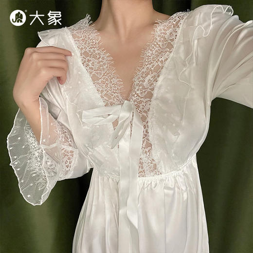 【双旦狂欢·钜惠来袭】【轻奢情趣内衣】大象甜美公主睡裙 丝滑缎面 法式轻奢 商品图1