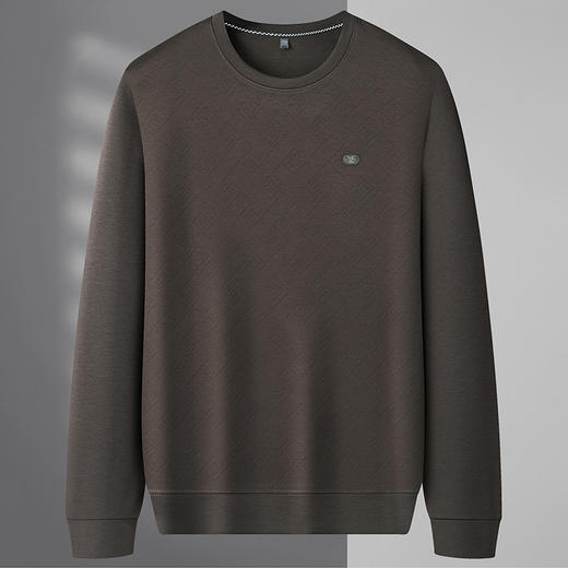 【新款DSZ】大依优型大码男装卫衣长袖T恤商务休闲上衣加肥加大胖子舒适打底 商品图5