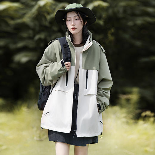 山系冲锋衣男三合一工装外套女户外防风防水进藏露营登山服两件套情侣夹克外套 商品图1