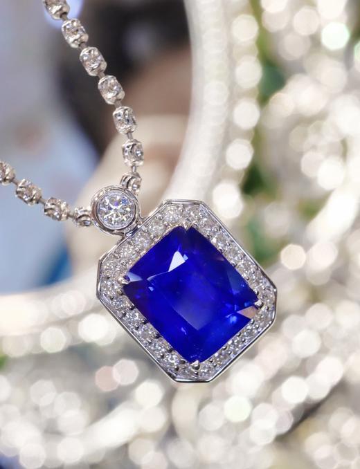 2.6ct 蓝宝石吊坠 商品图2