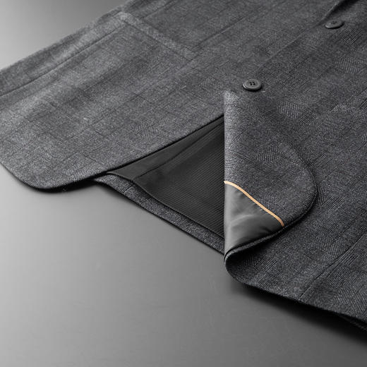 【新款DDA】大依优型品质西服外套商务夹克男宽松加肥加大码上衣胖子正装休闲 商品图3