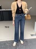 女直筒牛仔裤7502 商品缩略图8