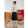 司歌印花水墨假两件长袖连衣裙A901040X 商品缩略图3
