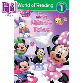 【中商原版】迪士尼阅读世界1级 米妮的童话5合1故事World Of Reading Minnie Tales Level 1英文原版 儿童绘本故事书分级阅读