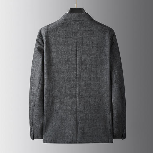 【新款DDA】大依优型品质西服外套商务夹克男宽松加肥加大码上衣胖子正装休闲 商品图2