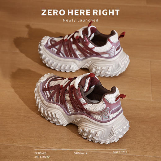 ZHR则则厚底增高老爹鞋轻便耐磨女鞋2024秋季新款百搭运动休闲鞋 商品图6