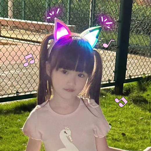 趣味玩具-可爱喵闪光发夹85037（自带灯光音效） 商品图2