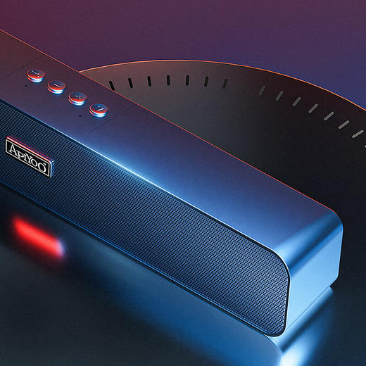 ApiYoo艾优蓝牙音响电脑音箱家用桌面台式机低音炮多媒体笔记本扬声器有线音箱迷你便携游戏小音响礼物 商品图1