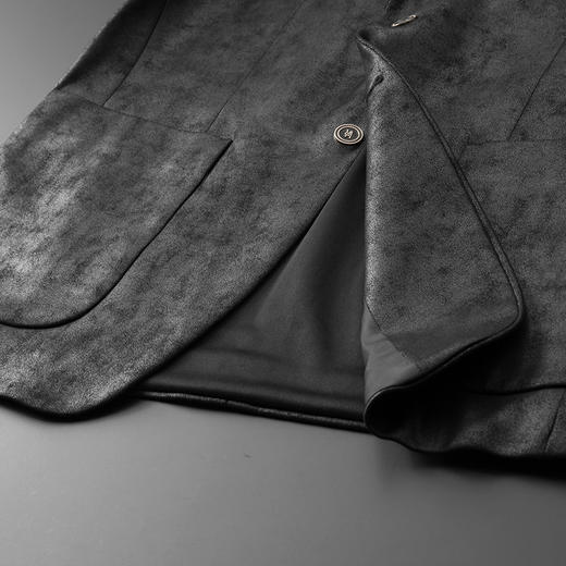 【新款DDA】大依优型品质西服外套商务夹克男宽松加肥加大码上衣胖子正装休闲 商品图5