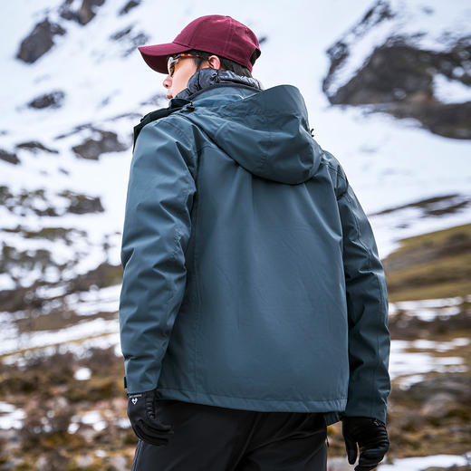 【标准版】拓路者游隼冲锋衣男春秋季新款户外防水防风东丽硬壳登山服耐磨爬山外套单冲 商品图6