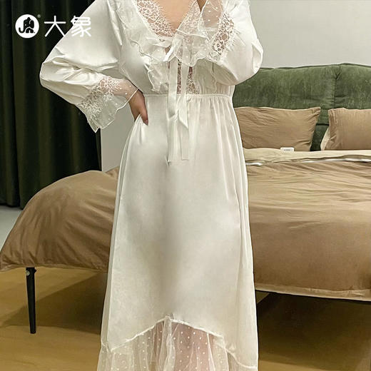 【双旦狂欢·钜惠来袭】【轻奢情趣内衣】大象甜美公主睡裙 丝滑缎面 法式轻奢 商品图2